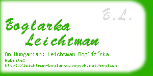 boglarka leichtman business card